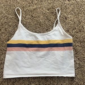 American Eagle White Crop Top